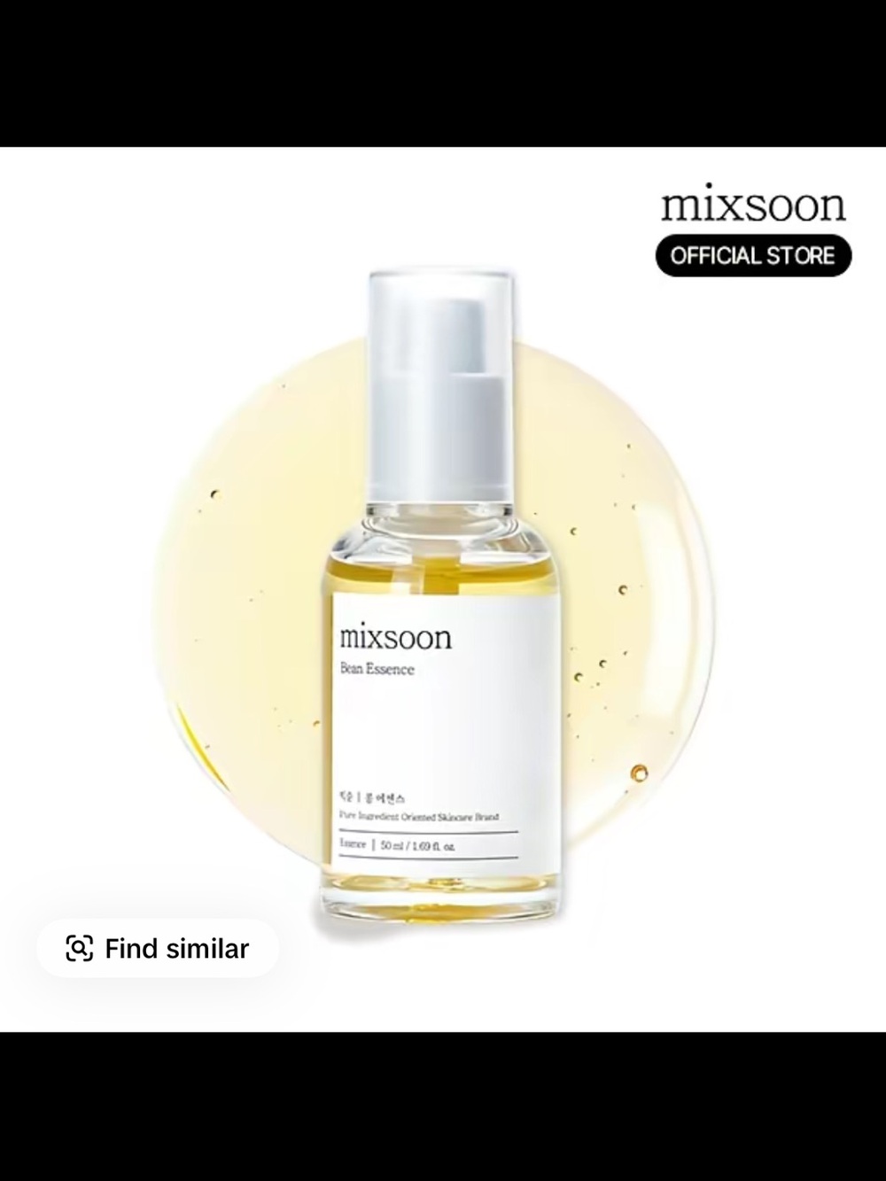 mixsoon Official Bean Essence Korean Skincare for Hydration